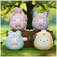 【SANRIO 三麗鷗】可愛動物造型系列PVC材質搖擺不倒翁桌上擺飾-帕洽狗/美樂蒂/酷洛米/大耳狗