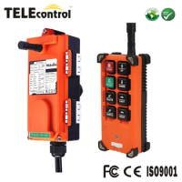 Quality F21-E1B Telecontrol Industrial Radio Remote Control System with 6 Single Speed Push Button Key Command Controller F21e1b