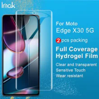 for Motorola Edge X30 Screen Protector IMAK Front&amp;Back Full Coverage Hydrogel Film for Moto Edge X30