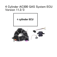 For 4/6/8 Cylinder AC300 GAS System ECU For LPG CNG Concersion Kit For Car Version 11.2/3