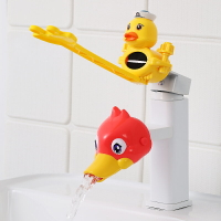 卡通可愛兒童引水器水龍頭延伸洗手盆出水嘴自來水過濾嘴硅膠套