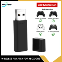 For Xbox One USB Receiver Windows PC Wireless Adapter 2nd Generation for Xbox ONE S X Elite Game Controller Handle