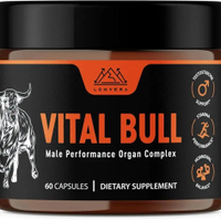 Vital Bull Beef Organ Supplement for Men – Grass Fed Liver Capsules with Heart Kidney & – Freeze Dri