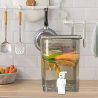 3.6L Ice Water Dispenser Cold Kettle With Faucet Refrigerator Fruit Teapot Lemon Bottle Kettle Summe