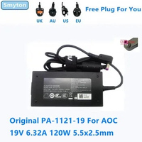 Original AC Adapter Charger For AOC 19V 6.32A 120W 5.5x2.5mm PA-1121-19 Monitor Power Supply
