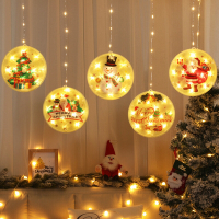 【小倉Ogula】聖誕節燈串 USB氛圍掛燈 LED造型燈 小夜燈 窗簾燈 聖誕場景布置裝飾燈