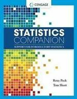 Statistics Companion: Support for Introductory Statistics (WebAssign Corequisite Solutions)  Roxy Peck 2020 Cengage