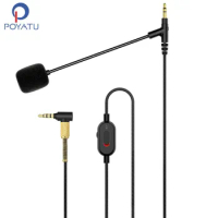 POYATU Boom Mic Cable for JBL E30 E35 E40 E40BT E50BT E45BT E55BT Teleconferencing / Gaming Headset Cable Boom Microphone Cords
