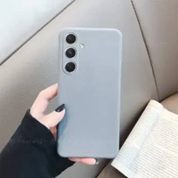 Soft Case Samsung A14 4G / 5G, A34, A54 Silikon Slim Matte Silikon Sandstone A34 Abu-abu