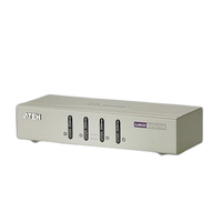 [富廉網]【ATEN】4埠 USB KVM多電腦切換器 支援喇叭&amp;麥克風 (CS74U)