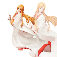Original Sword Art Online Anime Figure Yuuki Asuna Action Figure Toys for Kids Gift Collectible Model Ornaments Beautiful Girl