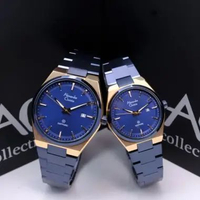 JAM TANGAN COUPLE ALEXANDRE CHRISTIE AC 8697 AC8697 SAFIR ORIGINAL. GARANSI RESMI 1 TAHUN - silver b