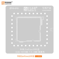 Motherboard Middle Layer BGA Reballing Stencil For AUSU Zenfone8/Zenfone9/Zenfone10 Motherboard ZF10-010/ZF9-012/008/ZF8-012