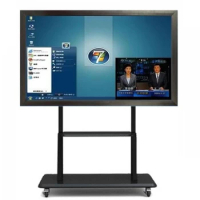 32 47 55 65 70 84inch 3G tft lcd hd cctv monitor display HDMI 120Hz Smart 3D LCD TV Infrared Touch Screen Kiosk All-in-one PC