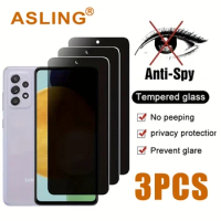 3pcs Full Cove Privacy Protection Screen Protectors For Samsung Galaxy A04/A04E/A05/A05S/A14 5G/A15/A24/A25/A34/A35/A55/A54/A33