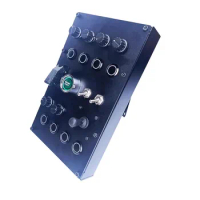 Simulated racing car central control box button box for simagic for fanatec for Tumaster for Logitech Aluminum Material