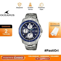 Jam Tangan Pria Casio Oceanus OCW-S7000F-2AJF Manta Series Tough Solar Blue Dial Titanium Band (JDM)