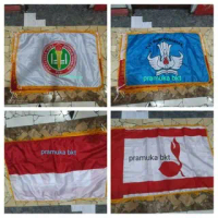 Bendera pataka Rumbai Ansor Banser korpri PGRI OSIS NU IPHI 80x120cm satuan
