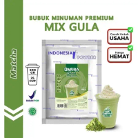 Rasa Matcha 500GR Halal Bubuk Minuman Merk Omura Blend