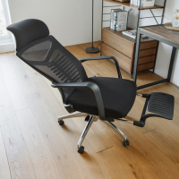 完美主義 線控伸縮腳靠辦公椅/電腦椅/書桌椅/D扶手/Shark二代新型