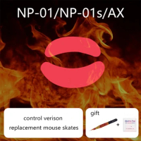 1 Set Mouse Skates For VAXEE NP-01 AX NP-01S Wireless Control Speed Mouse Feet ICE Version ARC PTFE Mice Glides