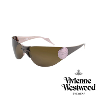 【Vivienne Westwood】前衛運動風造型太陽眼鏡(紫 VW538_02)