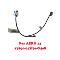 Laptop LCD Cable For Gigabyte For AERO 14 RP64K7 27890-64K70-G40S RP64K7 QHD Cable 40PIN For LG screen New