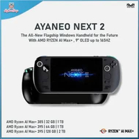 AYANEO NEXT 2 2026 HANDHELD GAMING PC RYZEN AI MAX OLED 9 INCH WINDOWS 11 AMD Ryzen AI Max+ 395 / 64