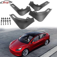 RASTP-Mudguard Without Drilling Mudguard Model Y Accessories For Model Y 2020 2021 RS-LKT077