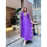 kaftan Gamis  Wanita BusuiTerbaru Rayon Panjang Dewasa - Baju Muslimah - Celana