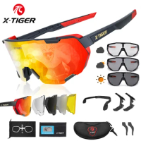 X-TIGER Polarized Sports Sunglasses UV400 Bike Bicycle Eyewear Outdoor Cycling Baseball Running Fishing Golf Glasses