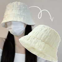 Foldable Sun Hat High Quality Wide Brim Breathable Beach Cap Anti UV Adjustable Sunscreen Hat