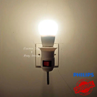 Lampu Tidur Baca Hias Philips Flexible Led Warm White Kuning Saklar 3W Terlaris