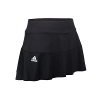 ADIDAS 女運動短裙-網球 褲裙 愛迪達 亞規 A字裙 吸濕排汗 GL6203 黑白
