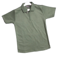 Kaos kerah polo tsirt model terbaru dengan resleting dan bahan katun yang nyaman Casual Santai Kanci