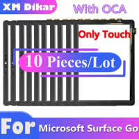 10 pcs TOUCH For Microsoft Surface Go 1824 1825 Touch Screen Front Glass Panel Repair For Microsoft Surface Go 1824 1825