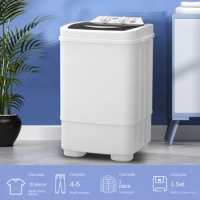 Mini Washing Machine Portable Washing Machine 10kg Large Capacity Impeller Full &amp; Semi Automatic Household Small Mini