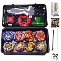 Takara Tomy Beyblade Burst Bey Blade Toy Metal Funsion Bayblade Set Storage Box with Handle Launcher Plastic Box Toys For