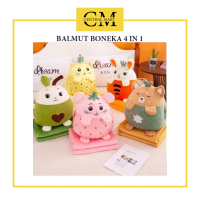 BALMUT 4IN1 KARAKTER LUCU / BANTAL SELIMUT BONEKA LUCU IMUT UNYU