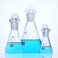 1Pcs 50ml to 1000ml iodine number flask, iodine determination flask,Triangle iodine volumetric flask