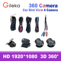 360° panoramic camera 1280P HD rear/front/left/right view lens 360 panoramic accessories car android radio