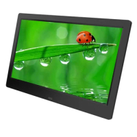 10 inch digital photo frame wood wifi photo frame touch screen sharing videos photos via App