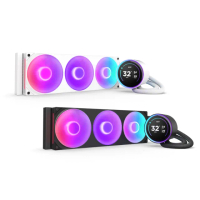 【NZXT 恩傑】Kraken Elite 360 RGB V2 渦輪幫浦水冷 黑/白(7年保/劇院級大液晶)