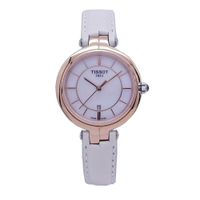 TISSOT FLAMINGO 女權意識主流時尚優質腕錶-白+玫瑰金-T0942102611101｜樂天信用卡滿5千回饋10%點數★全館下殺最低55折