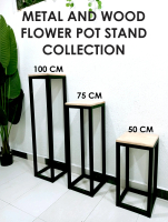 Flower Pot Stand | garden | Metal and wood | beautiful  | indoor decoration | home deco | asthetic l