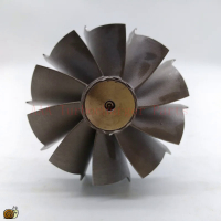 เทอร์โบชิ้นส่วน HX40HX40WH1C กังหันล้อ67มิลลิเมตร * 76มิลลิเมตร-10ใบมีดผู้จัดจำหน่าย AAA เทอร์โบชิ้น