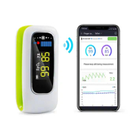 Konsung Medical Finger Pulse Oximeter Blood Oxygen Saturation Meter Heart Rate Monitor OLED Oximeter Bluetooth Health Care F01LT