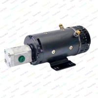 ZD2973H WITH GEAR PUMP 24V 4KW high torque dc electric motor