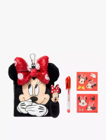 Smiggle Minnie Mouse Mini Notebook Keyring Black/Red - IGL401199BLR - Black/Red