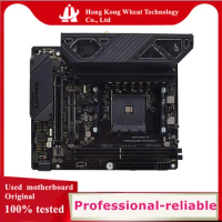 AMD X570 X570i ROG CROSSHAIR VIII IMPACT motherboard Used original Socket AM4 DDR4 64GB M.2 NVME USB3.0 SATA3 Desktop Mainboard